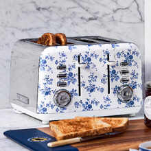 China Rose 4 Slice Stainless Steel Toaster
